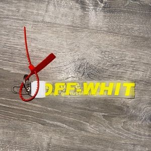 Off-white inspired keychain/ wrist belt